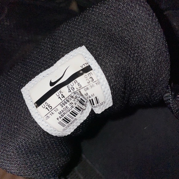 Men's Nike Shox Deliver Triple Black - Picture 6 of 7